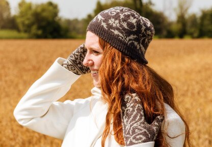 Dancing Meadow Hat and Mittens