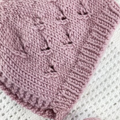 Little Hearts Baby Bonnet