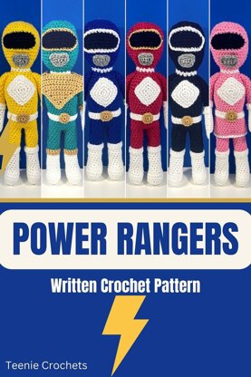 6 Power Ranger Crochet Patterns