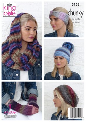 Apparel Accessories in King Cole Riot Chunky - 5153 - Downloadable PDF