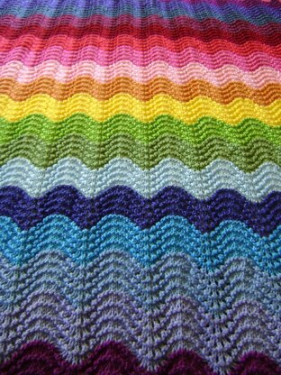 Knitting In Technicolor Waves