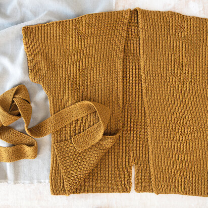 Chamomile Waistcoat in Rowan Cotton Wool (DE) - RB001-00001-DEP - Downloadable PDF