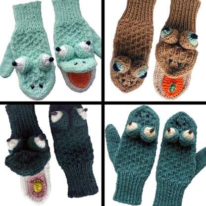 Frog Mittens & Hand Puppert