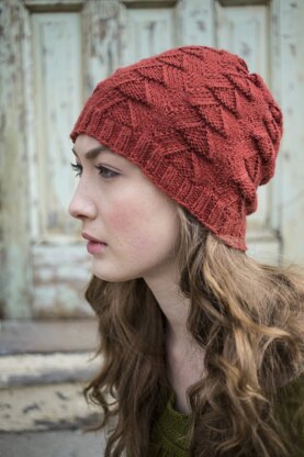 Xumi Hat in Berroco Cosma - 348-6