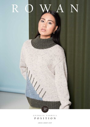 Position Sweater in Rowan Felted Tweed - ZB301-00007-ENPFR - Downloadable PDF