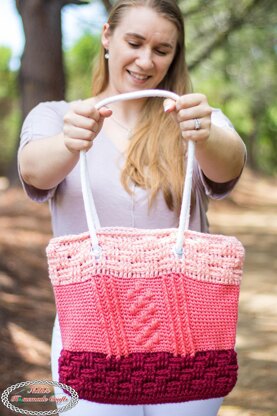 Bobble Basketweave Bag