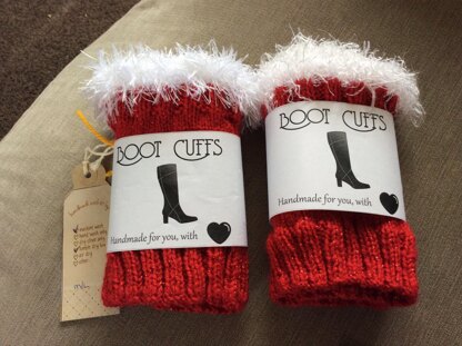 Christmas Boot Cuffs