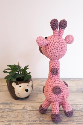 Standing Crocheted Giraffe