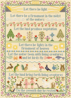 Bothy Threads Let There Be Light Cross Stitch Kit - 28 x 39cm