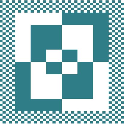 Quilt Square Dishcloth - knitting pattern