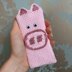 Pink Piggy Phone Cozy