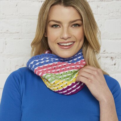 Candy Stripe Cowl