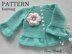 Baby Jacket Baby Girl Cardigan Garter Stitch Knitting PATTERN Maya
