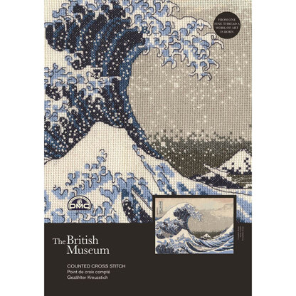 DMC The British Museum - The Great Wave, Katsushika Hokusai Large - 36cm x 26cm