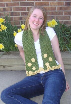 Daisy Ruffle Scarf