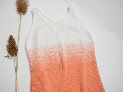 Gradient Color Tank-Top - No.219