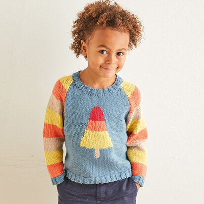 Sirdar 2573 Ice Cream Sweater in Snuggly 100% Cotton PDF