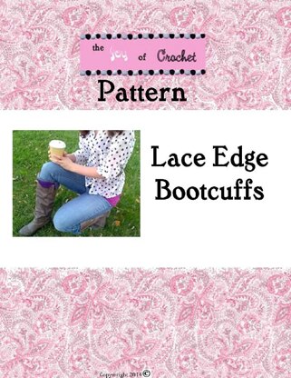 Lace Edge Boot Cuffs