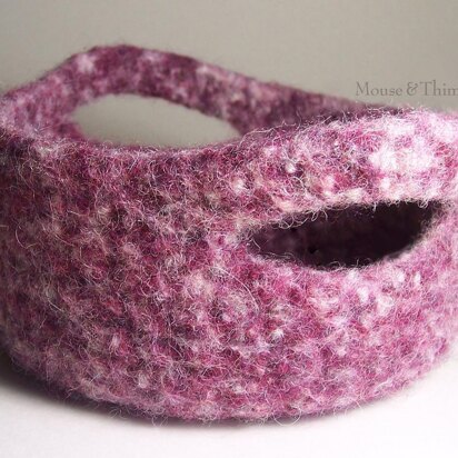 Felted Wool Handle Baskets 6374
