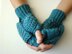 Teal Convertible Mittens