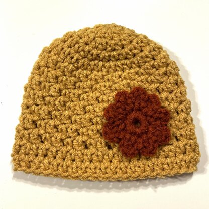 Seed Stitch Baby Cloche Hat