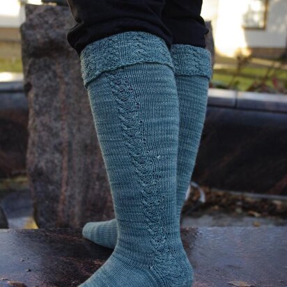 Talvi Vuorelassa socks