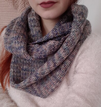 Tunisian infinity scarf