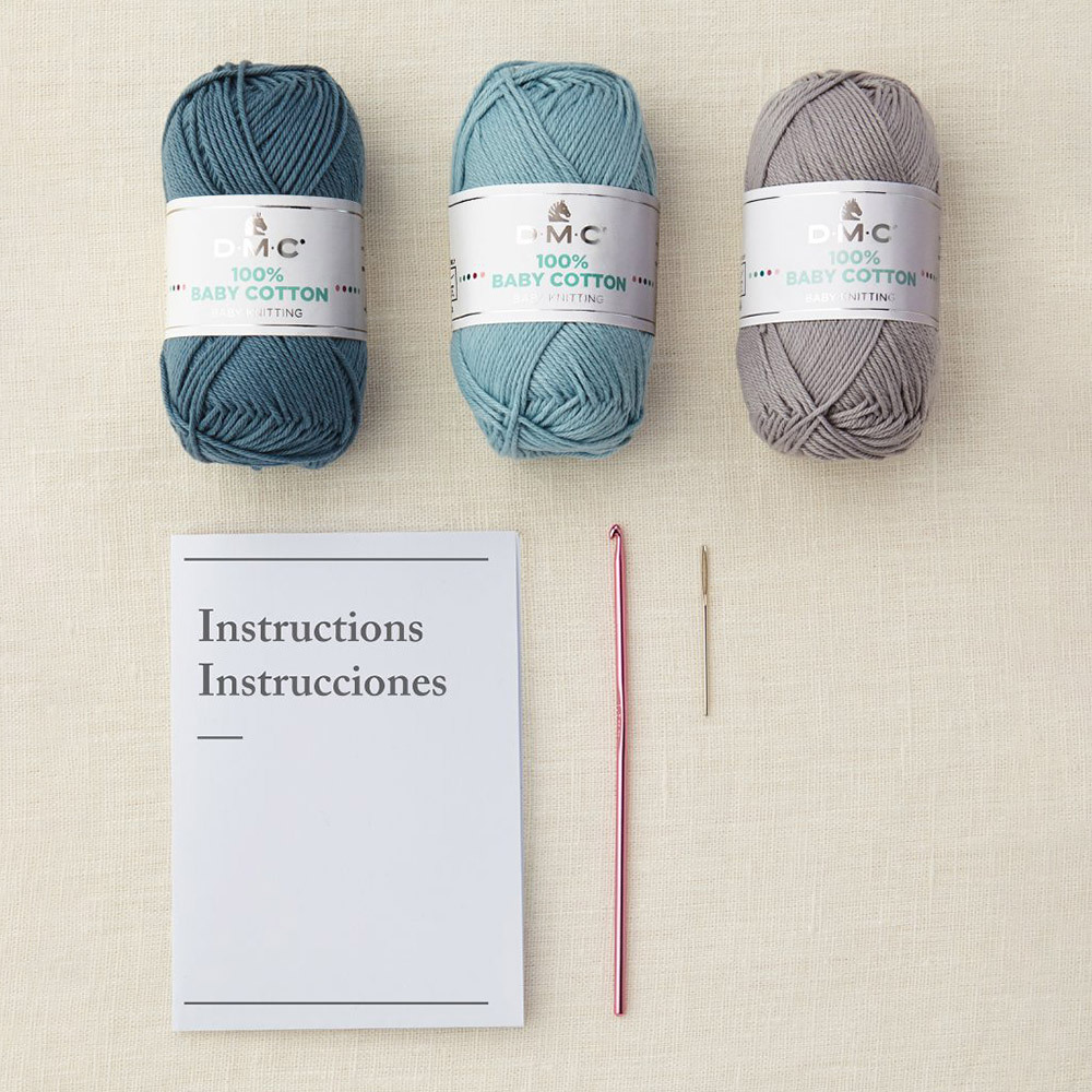 DMC Mindful Making The Peaceful Plant Pot Holders Crochet Kit - view 3