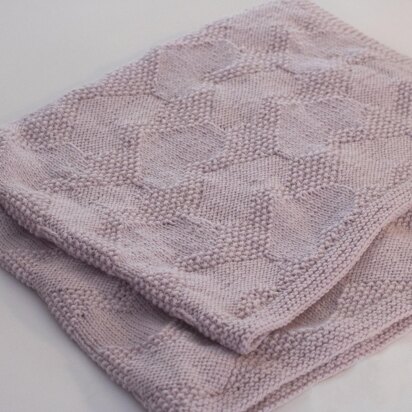 Heart Baby Blanket - knitting pattern
