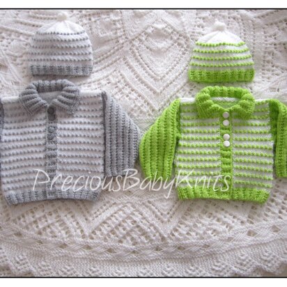 Maddison Cardigan and Hat