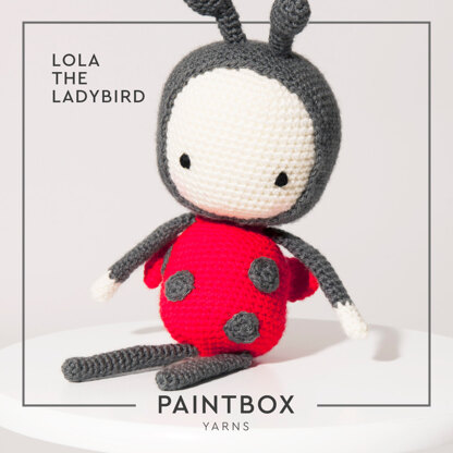 Lola the Ladybird - Free Amigurumi Crochet Toy Pattern  in Paintbox Yarns Simply DK