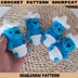 Crochet Pattern Mushroom cat, Smurfcat, shailushai