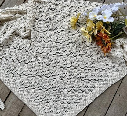 Ever After Rose Shawl