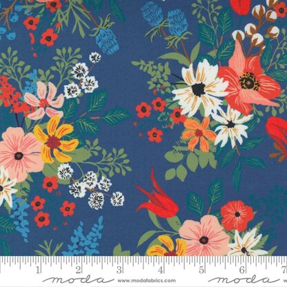 „Lady Bird“ von Moda Fabrics – 11870-16 – Navy