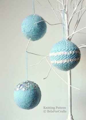 Blue Xmas Ornaments