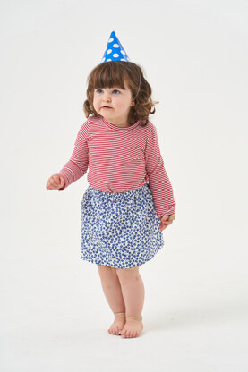Poppy & Jazz Juniper Skirt  - Paper Pattern, Size 18 months - 6 years