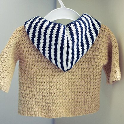 Sailor Hooded Cardigan