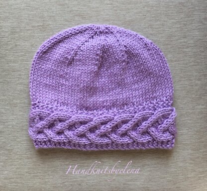 Hat with a Fancy Braid on the Border
