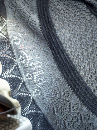 Chichima Shawl in Berroco Quechua - 389-3 - Downloadable PDF