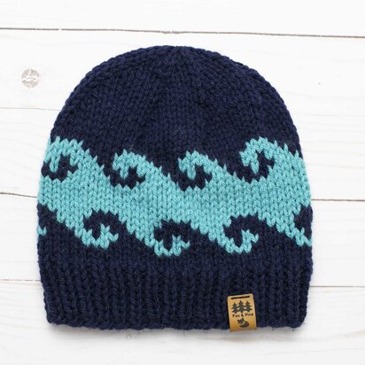 Waves Hat Toque Beanie