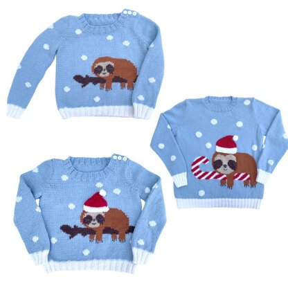 Kids Sleepy Sloth Kids Sweater