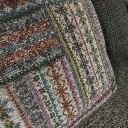 Fairisle Abstract Cushion