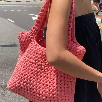 Trendy Everyday Handbag Easy Crochet Handbag Crochet pattern by Bygalk LoveCrafts