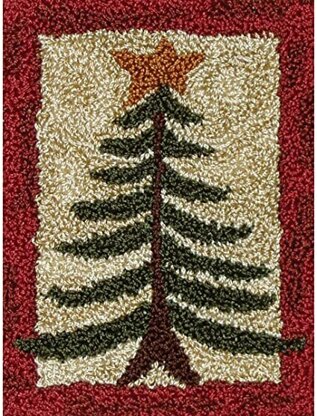 Rachel's of Greenfield Punch Needle Kit - Pine Tree - 2.875in x 4in