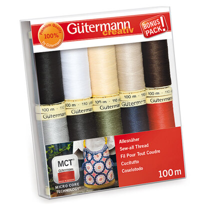 Gutermann Thread Set: Sew-All: 100m: Pack of 10 Assorted #1