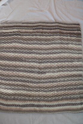 Cappuccino Bulky Baby Blanket