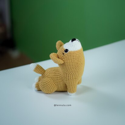 Yoga Dog Amigurumi