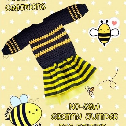 No-Sew Granny Bee Jumper