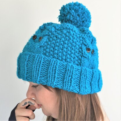 Sarah Owl Pompom Hat and Cowl