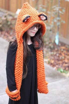 Fox Hooded Scarf